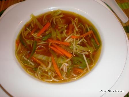 mix veg soup